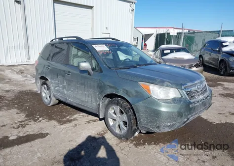 2014 Subaru Forester 2.5I Premium z USA, uszkodzony, nr VIN JF2SJAEC7EH459471